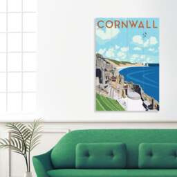 The Art Group Cornwall Wooden Wall Art - thumbnail 1