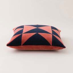 Clara Triangle Patchwork Square Cushion - thumbnail 4