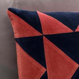 Clara Triangle Patchwork Square Cushion - thumbnail 6