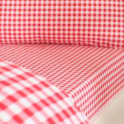Catherine Lansfield Bamford Gingham Check Polycotton Fitted Sheet - thumbnail 1