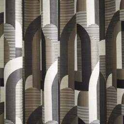 Alvin Geometric Jacquard Eyelet Curtains - thumbnail 3