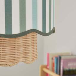 Stripe Scallop Easy Fit Lamp Shade - thumbnail 3