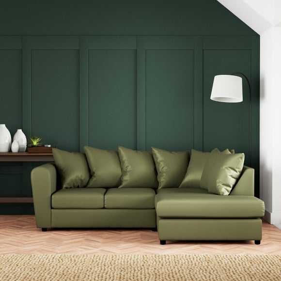 Blake Curved Arm Opulent Velvet Corner Chaise Sofa - image 1