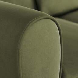 Blake Curved Arm Opulent Velvet Corner Chaise Sofa - thumbnail 5