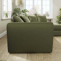 Blake Curved Arm Opulent Velvet Corner Chaise Sofa - thumbnail 2