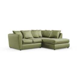 Blake Curved Arm Opulent Velvet Corner Chaise Sofa - thumbnail 6