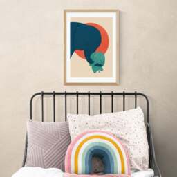 East End Prints Baby Elephant Print - thumbnail 1