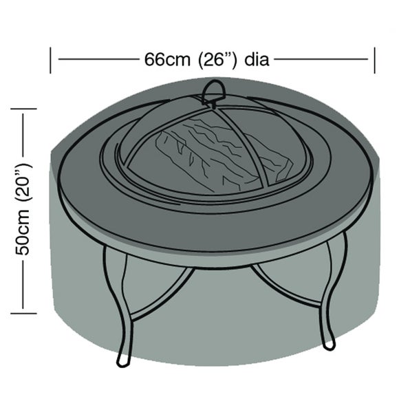 Small Firepit Super Tough Cover - image 1