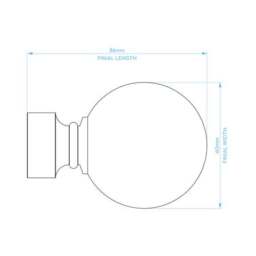 Ashton Double Layer Extendable Metal Curtain Pole - thumbnail 6