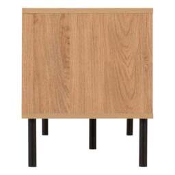"Leon 2 Door TV Unit Stand for TVs up to 65"", Oak Effect" - thumbnail 5