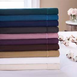 Dorma 800 Thread Count 100% Cotton Sateen Flat Sheet - thumbnail 2