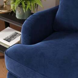 Beatrice II Matte Velvet 4 Seater Corner Storage Sofa Bed - thumbnail 4