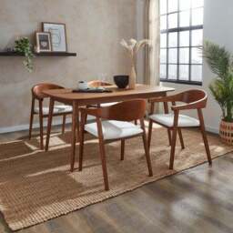 Oskar Dining Chair, Boucle - thumbnail 2