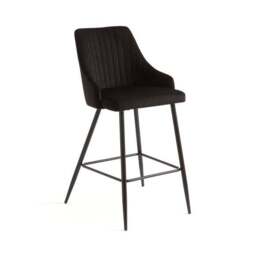 Shea Counter Height Barstool, Velvet - thumbnail 5