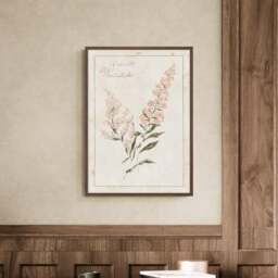 Artko Vintage Floral Whisper 1 Framed Print