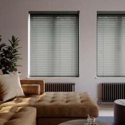 Made To Measure 63mm Slats Charcoal Venetian Blind - thumbnail 1