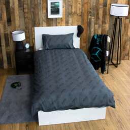 Mercedes Stealth Polycotton Single Duvet Cover & Pillowcase Set - thumbnail 3