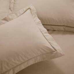 Dorma Crisp & Fresh 400 Thread Count Egyptian Cotton Percale Oxford Pillowcase - thumbnail 1