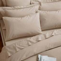 Dorma Crisp & Fresh 400 Thread Count Egyptian Cotton Percale Oxford Pillowcase - thumbnail 2