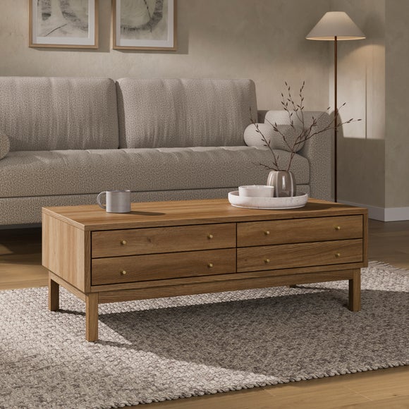 Edgar Coffee Table, Oak Effect - image 1