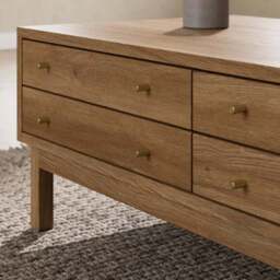 Edgar Coffee Table, Oak Effect - thumbnail 4
