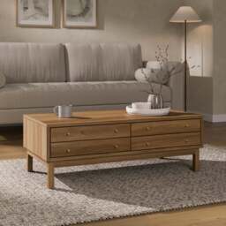 Edgar Coffee Table, Oak Effect - thumbnail 1