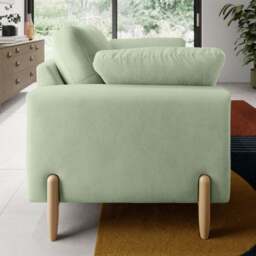 Apollo Vintage Velvet Snuggle Sofa - thumbnail 2