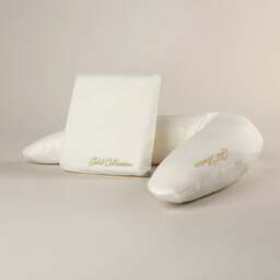 Mother&Baby Organic Cotton Side Sleeper V-Shape Pregnancy Support Pillow & Wedge Set - thumbnail 1