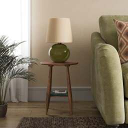 Haider Side Table, Acacia Wood