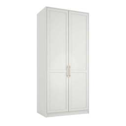 Austen Double Wardrobe, White - thumbnail 4