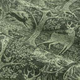 Winter Woods Emerald Eyelet Curtains - thumbnail 3