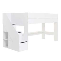 Olivia Mid Sleeper Bed Frame With Storage - thumbnail 5