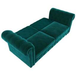 Felix Velvet Chesterfield Double Sofa Bed - thumbnail 4