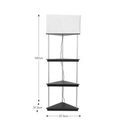 Georgi Shelved Corner Floor Lamp - thumbnail 6