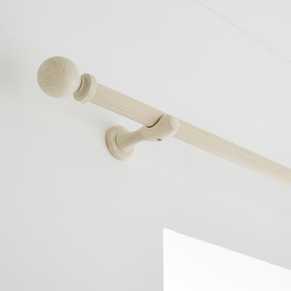 Ashton Wood Curtain Pole - image 1