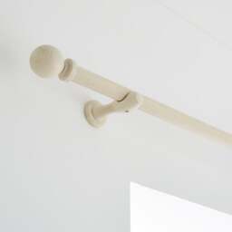 Ashton Wood Curtain Pole - thumbnail 1