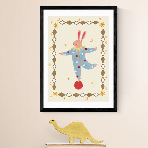 East End Prints Balancing Bunny Print - image 1