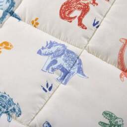 4 Tog Dinosaur Cotbed Coverless Quilt & Pillowcase - thumbnail 3
