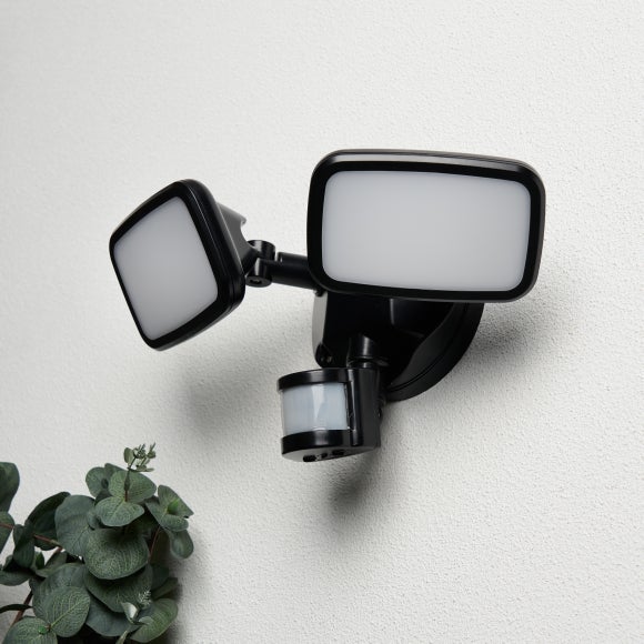 Cascade 2 Light PIR Sensor Adjustable LED Outdoor Flood Light - image 1