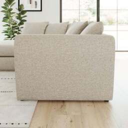 Blake Basket Weave Texture Corner Chaise Sofa - thumbnail 2