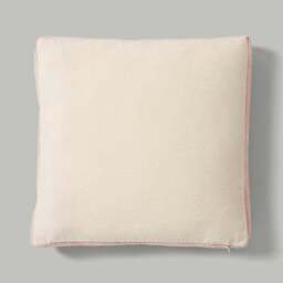 Box Edge Cotton Velvet Cushion - thumbnail 4