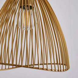 Elements Jaula Rattan Plug In Wall Light - thumbnail 3