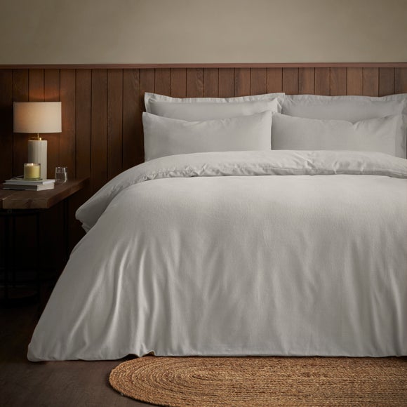 Soft & Cosy Luxury 100% Brushed Cotton Duvet Cover & Pillowcase Set - image 1