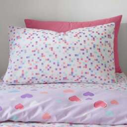 Pixel Hearts Duvet Cover & Pillowcase Set - thumbnail 4