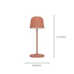 EGLO Mannera Touch Dimmable LED Outdoor Table Lamp - thumbnail 4
