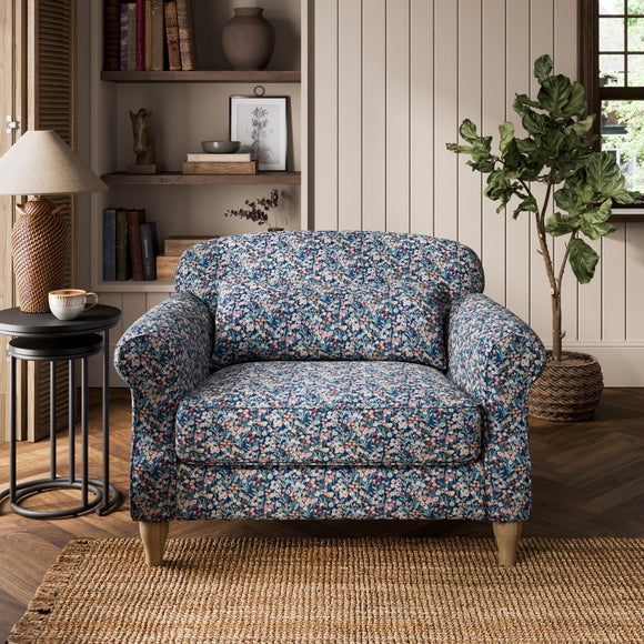 Millie Harriet Meadow Print Fabric Snuggle Chair - image 1