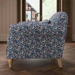 Millie Harriet Meadow Print Fabric Snuggle Chair - thumbnail 3