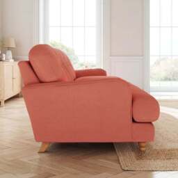 Martha Matte Plush Velvet 3 Seater Sofa - thumbnail 2