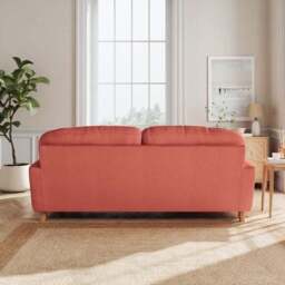 Martha Matte Plush Velvet 3 Seater Sofa - thumbnail 3