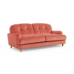 Martha Matte Plush Velvet 3 Seater Sofa - thumbnail 6